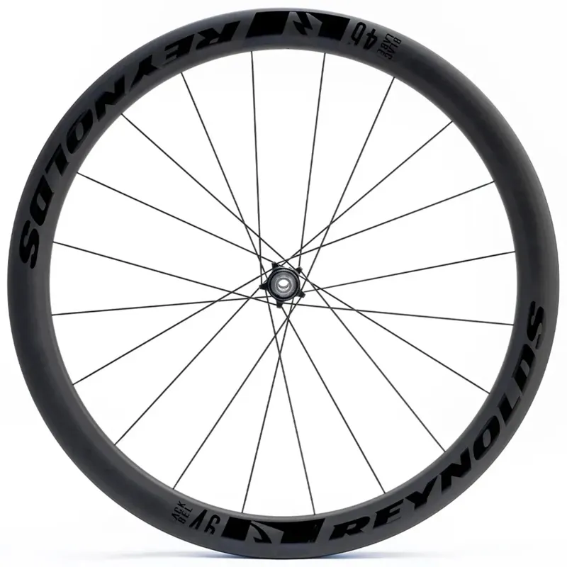 Reynolds Blacklabel 46 Pro Disc Brake Clincher Road Wheelset - Black-1